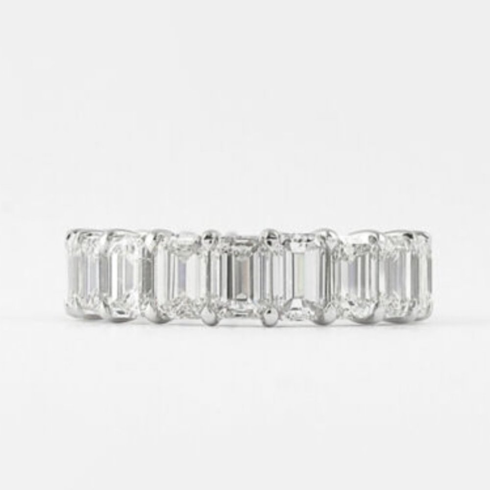 3.00 Ct Engagement 950 Platinum Lab Created Diamond Eternity Band
